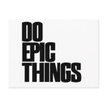Do Epic Things Postcard