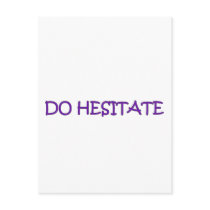DO HESITATE POSTCARDS