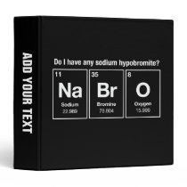 Do I have any sodium hypobromite? NaBrO! binders