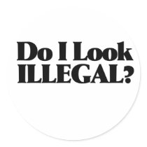 Do I Look Illegal Stickers
