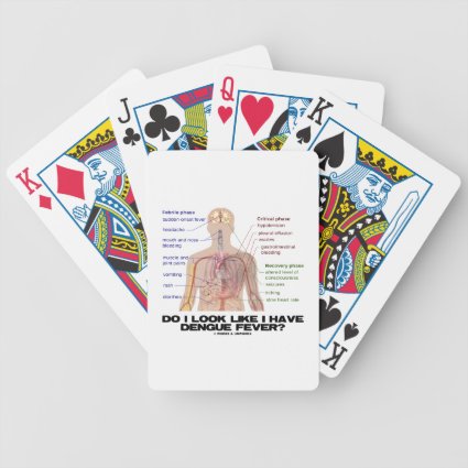 Do I Look Like I Have Dengue Fever? (Anatomy) Playing Cards