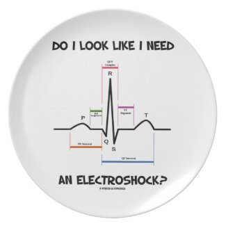 Do I Look Like I Need An Electroshock? EKG ECG Plates