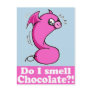 do i smell chocolate?! postcard