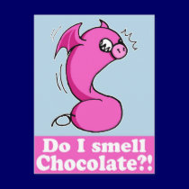 do i smell chocolate?! postcards