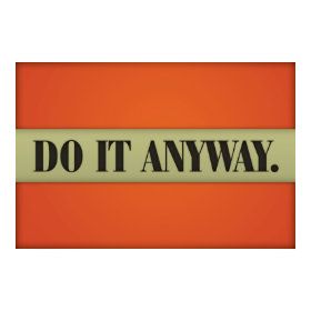 DO IT ANYWAY. print