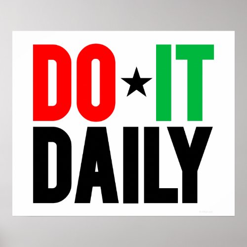 Do It Daily Posters