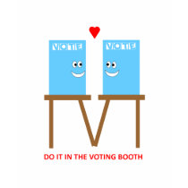 Do It In The Voting Booth t-shirts by ktmccall Do It In The Voting Booth t-shirts