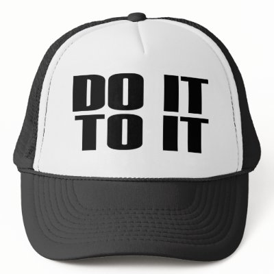 DO IT TO IT Trucker Cap Hats by memphison