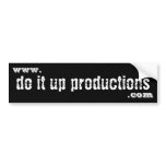 Do It Up Bumper Sticker (black)