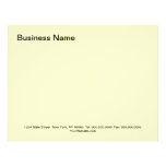 DO IT YOURSELF ~ Business Letterhead 8x11 letterhead