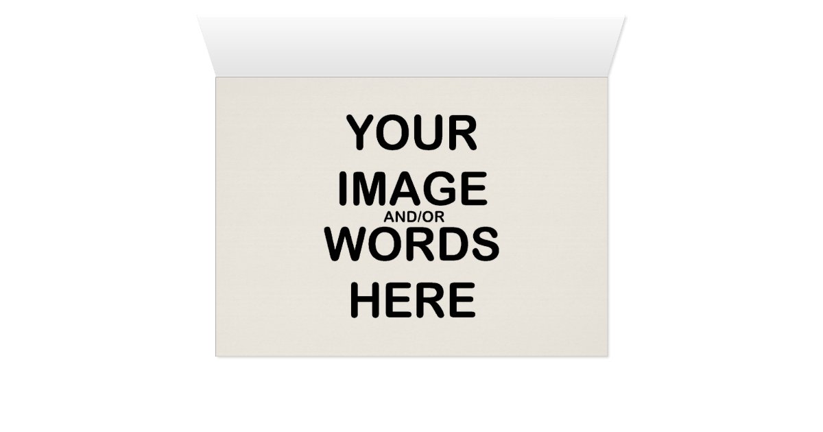 DO IT YOURSELF Greeting / Note Cards Zazzle