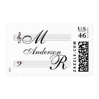Do it yourself musicians in love template stamp