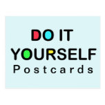 DO IT YOURSELF ~ Postcard postcards