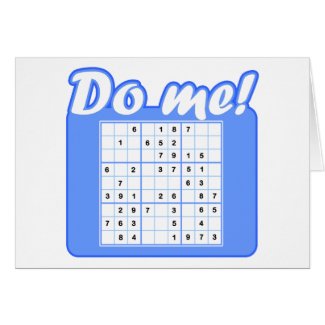 Anytime Sudoku Greeting Card