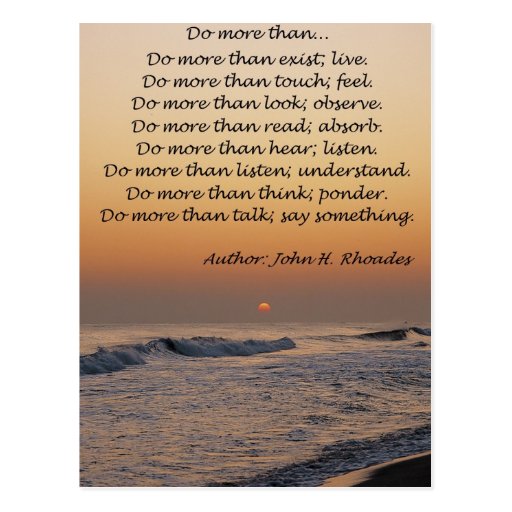 Do More Than... Postcard