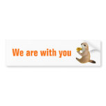 Do nate to Japan Earthquake/Tsunami Relief (2) Bumper Stickers