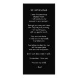 DO NOT BE AFRAID RACK CARD
