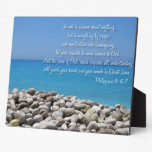 Do not be anxious about anything photo plaques