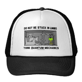 Do Not Be Stuck In Limbo Think Quantum Mechanics Mesh Hats