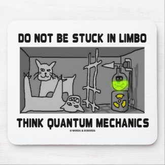 Do Not Be Stuck In Limbo Think Quantum Mechanics Mouse Pad