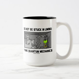 Do Not Be Stuck In Limbo Think Quantum Mechanics Mug