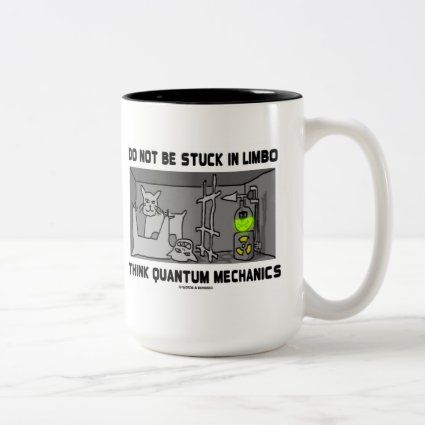 Do Not Be Stuck In Limbo Think Quantum Mechanics Mug