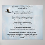 Do not believe posters