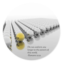 Do Not Conform Round Sticker