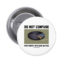 Do Not Confuse Dark Energy With Dark Matter Pinback Button