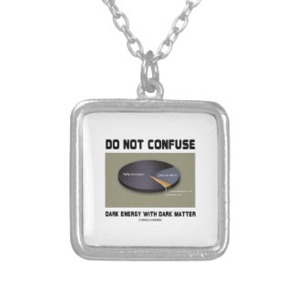 Do Not Confuse Dark Energy With Dark Matter Personalized Necklace