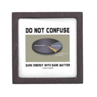 Do Not Confuse Dark Energy With Dark Matter Premium Trinket Boxes