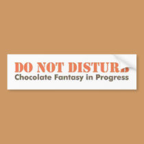 Do Not Disturb bumper stickers