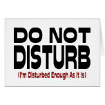 Do Not Disturb cards