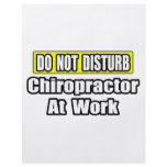 Do Not Disturb...Chiropractor At Work Flyer Design