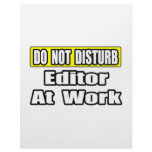 Do Not Disturb...Editor at Work Personalized Letterhead