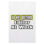 Do Not Disturb...Editor at Work stationery