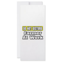 Do Not Disturb...Farmer at Work rack cards by Farmer_Shirts Do Not Disturb...Farmer at Work rack cards