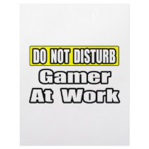 Do Not Disturb...Game At Work Personalized Letterhead