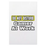 Do Not Disturb...Game At Work Custom Stationery