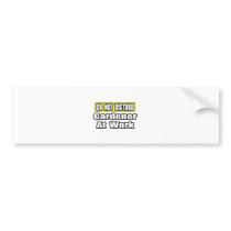 Do Not Disturb...Gardener At Work bumper stickers by Gardening_Shirts Do Not Disturb...Gardener At Work bumper stickers