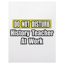 Do Not Disturb...History Teacher At Work letterhead