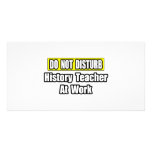 Do Not Disturb...History Teacher At Work Custom Photo Card