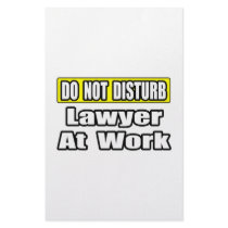 Do Not Disturb...Lawyer At Work stationery by lawyershirts Do Not Disturb...Lawyer At Work stationery
