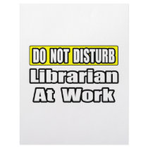 Do Not Disturb...Librarian at Work letterhead by Librarian_Shirts Do Not Disturb...Librarian at Work letterhead