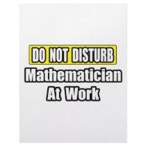 Do Not Disturb...Mathematician At Work letterhead by Mathematician_Shirts Do Not Disturb...Mathematician At Work letterhead