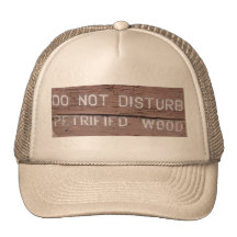 Do Not Disturb Petrified Wood Hat