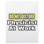 Do Not Disturb...Physicist At Work Letterhead Template
