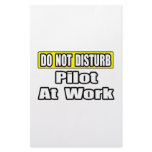 Do Not Disturb...Pilot at Work Personalized Stationery