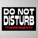 Do Not Disturb posters