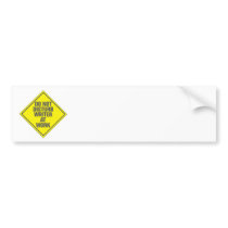 Do Not Disturb Writer At Work Bumper Stickers